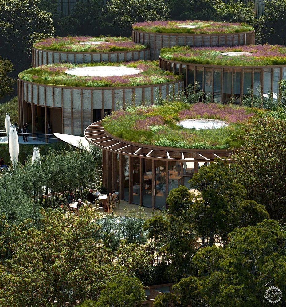 寻找未来建筑的材料，从2025世博会展馆窥见天⽇第21张图片