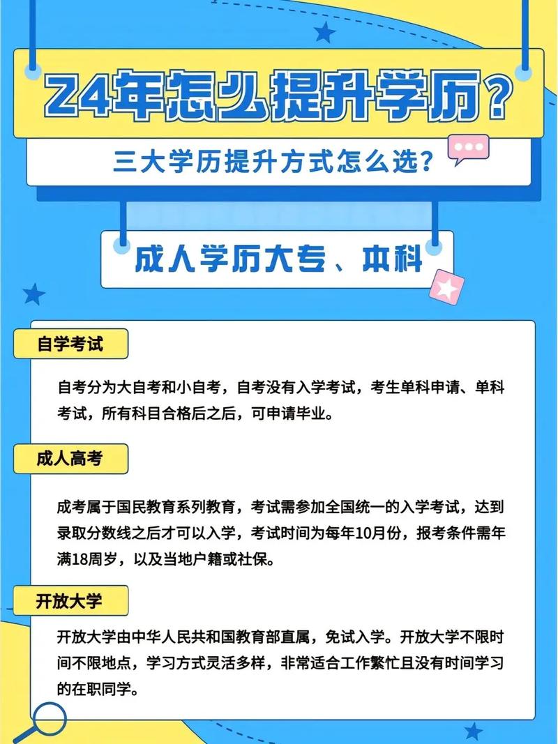 成人高考：高升本与高升专难度对比及其他学历提升途径 - 腿腿教学网