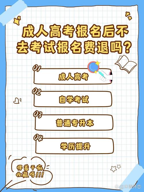 成人高考报名后不参加有什么影响？能退费吗？ - 腿腿教学网