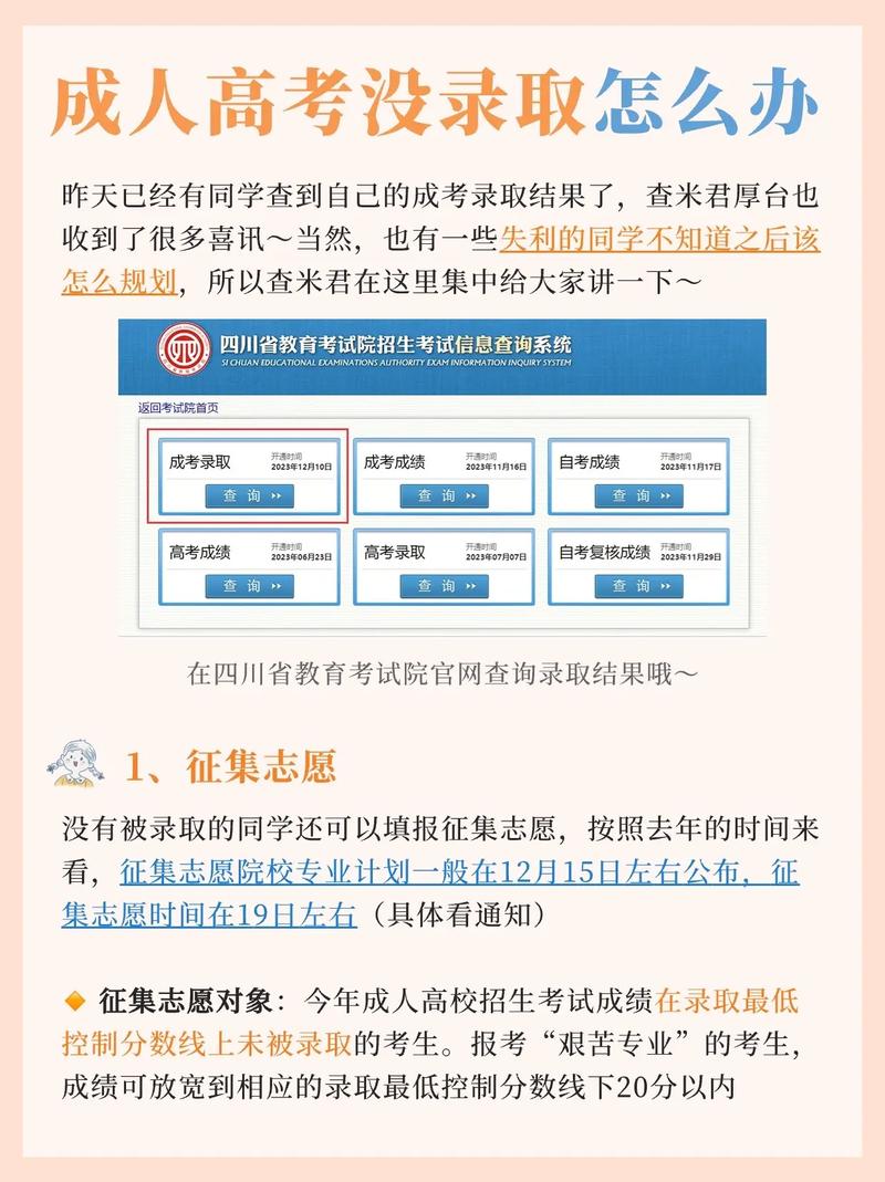 成人高考专升本成绩查询及未录取应对方法 - 腿腿教学网