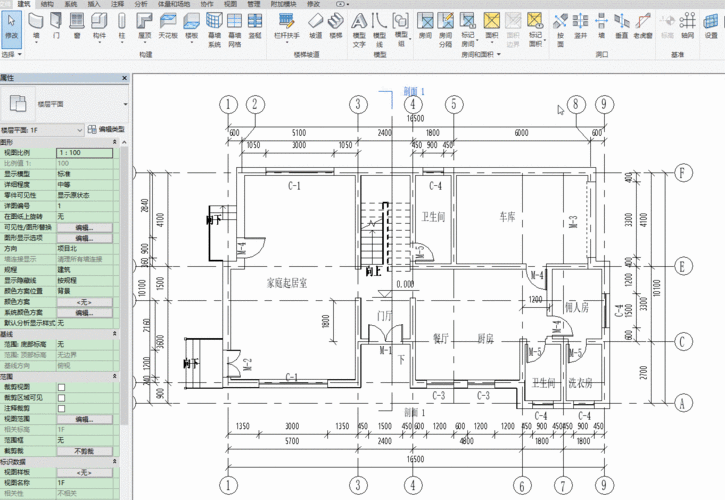 Revit创建结构平面的方法 Revit创建结构平面的方法 - BIM,Reivt中文网