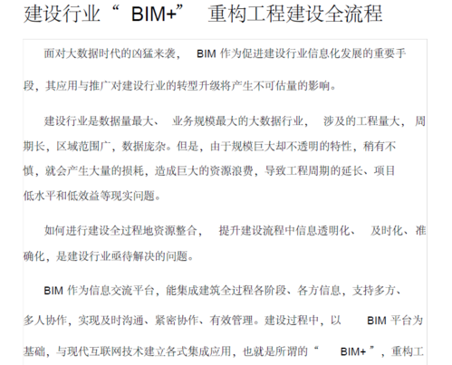 重构标题:“信息在BIM技术中的角色”
