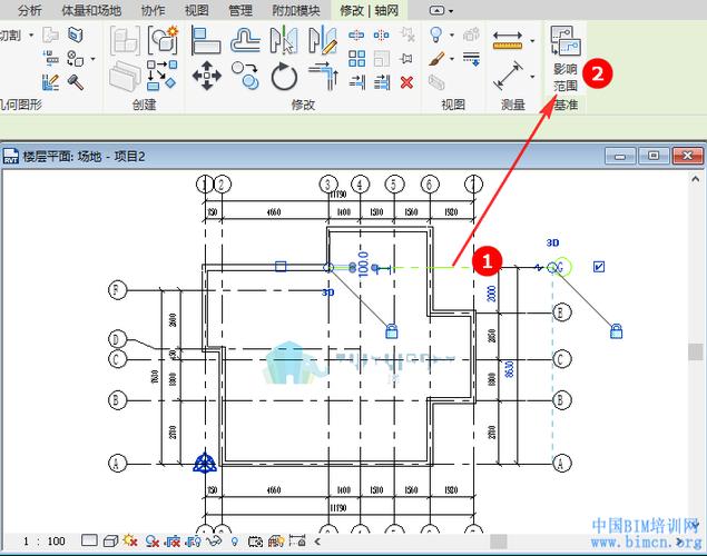 在Revit中如何将轴网复制到其他层面 在Revit中如何将轴网复制到其他层面 - BIM,Reivt中文网
