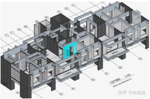 Revit砌体布局图 - BIM,Reivt中文网