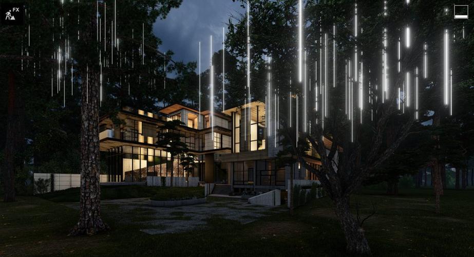 如何在Lumion中给夜景增加照明效果? 如何在Lumion中给夜景增加照明效果? - BIM,Reivt中文网