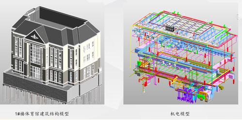 如何在BIM中展示实体模型图