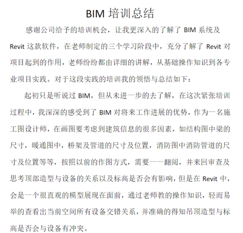 总结BIM培训经验 总结BIM培训经验 - BIM,Reivt中文网