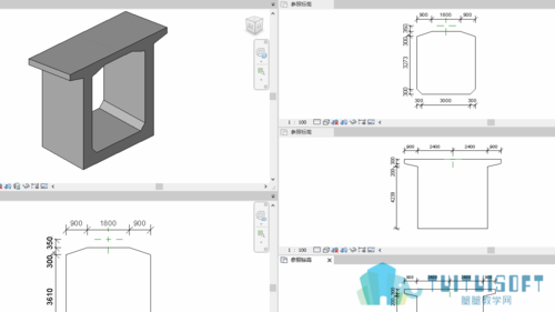 如何在BIM内使用轮廓族进行建模 如何在BIM内使用轮廓族进行建模 - BIM,Reivt中文网