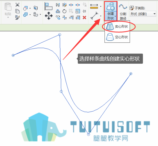 如何使Revit样条曲线闭合 如何使Revit样条曲线闭合 - BIM,Reivt中文网