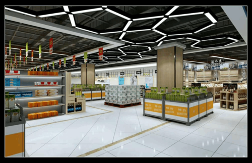 超市灯光布置方案 超市灯光布置方案 - BIM,Reivt中文网
