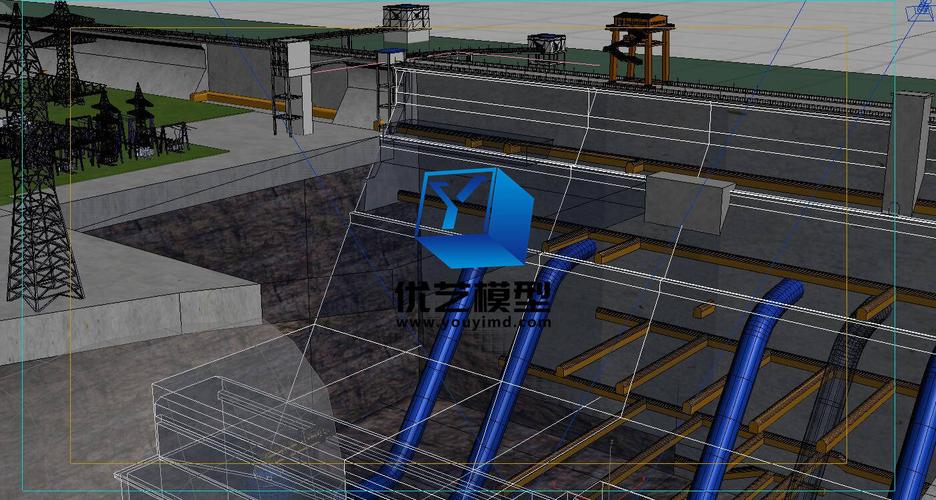 水电站的Revit建模 水电站的Revit建模 - BIM,Reivt中文网
