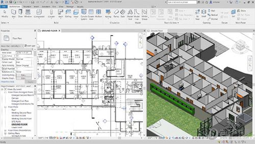 Revit平面图中显现，而在三维图中消失 - BIM,Reivt中文网