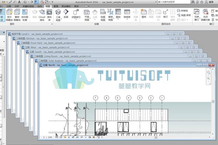 学会在Revit中切换窗口的方法 - BIM,Reivt中文网