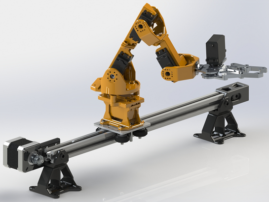 机械臂的3D建模 机械臂的3D建模 - BIM,Reivt中文网