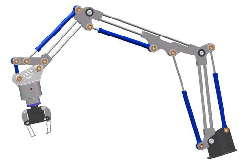 机械臂模型的3Dmax设计 机械臂模型的3Dmax设计 - BIM,Reivt中文网
