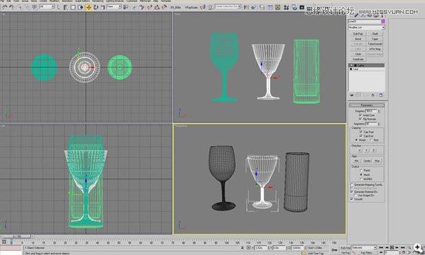 3DSMAX教程:制作逼真的玻璃杯 3DSMAX教程:制作逼真的玻璃杯 - BIM,Reivt中文网