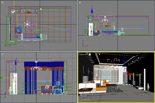 3DMax室内建模视频教程 3DMax室内建模视频教程 - BIM,Reivt中文网
