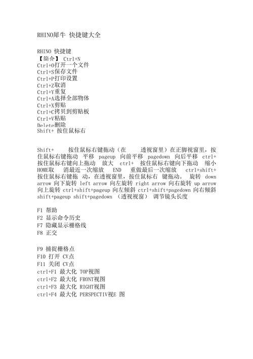 Rhino犀牛软件常见的快捷键有哪些?Rhino犀牛快捷键操作推荐收藏! Rhino犀牛软件常见的快捷键有哪些?Rhino犀牛快捷键操作推荐收藏! - BIM,Reivt中文网