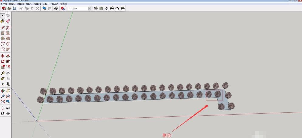 Sketchup草图大师:如何快速在道路上添加树木 Sketchup草图大师:如何快速在道路上添加树木 - BIM,Reivt中文网