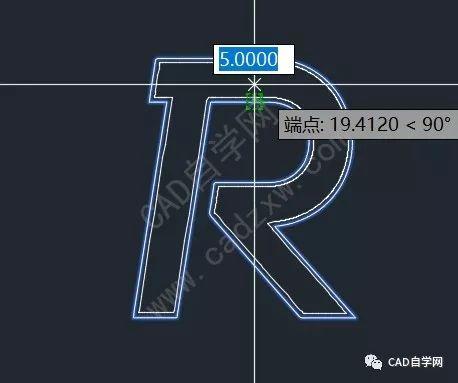 CAD偏移为什么无法输入尺寸?