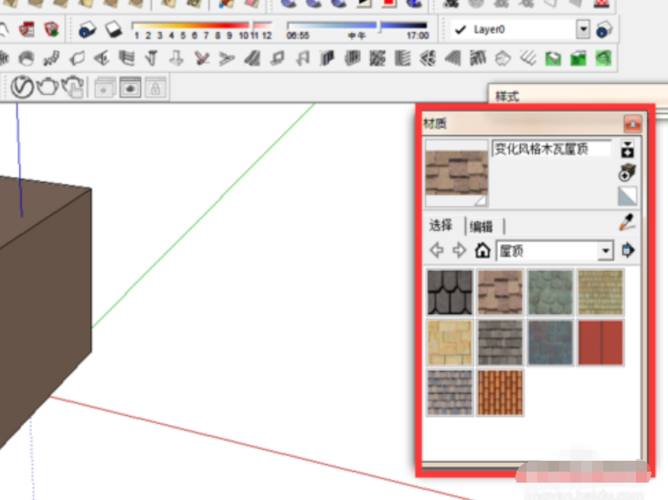 草图大师快速设置材质贴图技巧，SketchUp材质贴图设置导引 - BIM,Reivt中文网