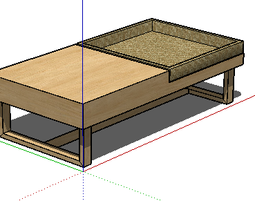 使用SketchUp绘制茶几模型的技巧 使用SketchUp绘制茶几模型的技巧 - BIM,Reivt中文网
