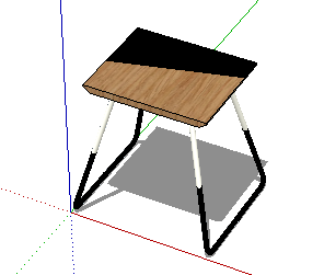 使用SketchUp绘制茶几模型的技巧 使用SketchUp绘制茶几模型的技巧 - BIM,Reivt中文网