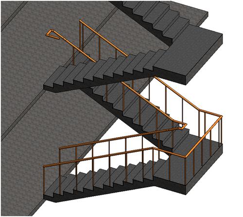 在楼梯上使用Revit放置栏杆扶手 在楼梯上使用Revit放置栏杆扶手 - BIM,Reivt中文网