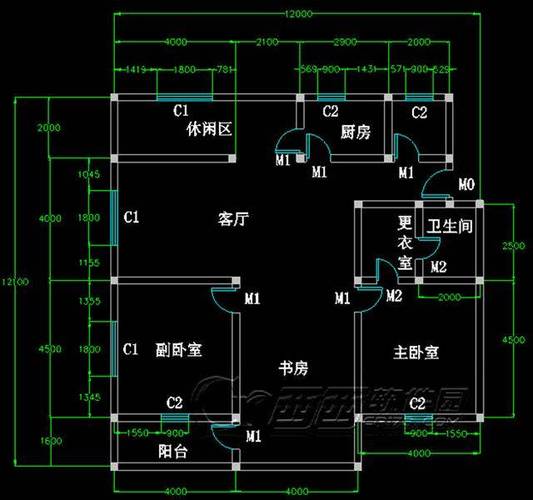如何使用CAD绘制建筑平面图？步骤详解！ - BIM,Reivt中文网