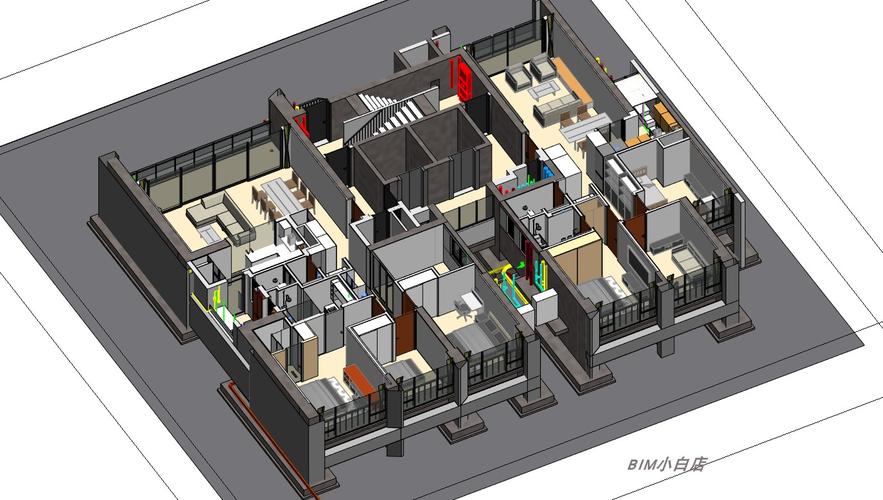 如何在Revit中查看房屋内部 如何在Revit中查看房屋内部 - BIM,Reivt中文网