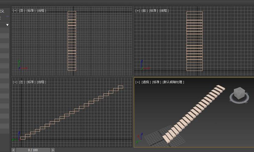 学会3dmax制作简单台阶的六个步骤 学会3dmax制作简单台阶的六个步骤 - BIM,Reivt中文网
