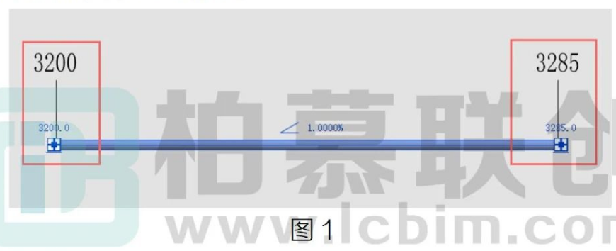 腿腿教学网-BIM教程 | Revit坡度管道端点标注图文教程（文/BIM小妹）