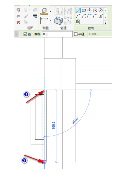 腿腿教学网-BIM图文教程-小别墅案例实践之2.12外墙装饰绘制