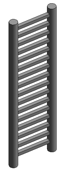 image.png 腿腿教学网-BIM等级考试二级建筑教程 | 2.7 基于两个标高的公制常规模型族实例——爬梯