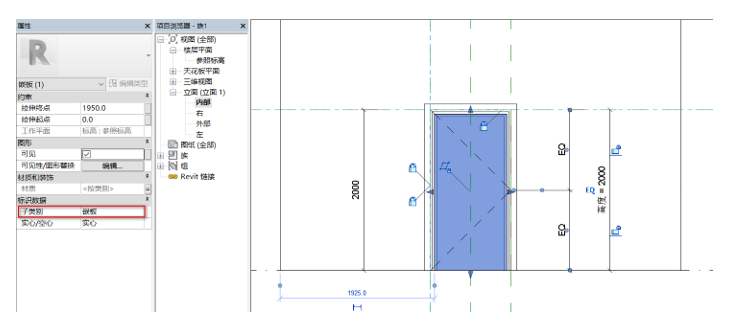 腿腿教学网-BIM等级考试二级建筑教程 |2.9 普通门族实例