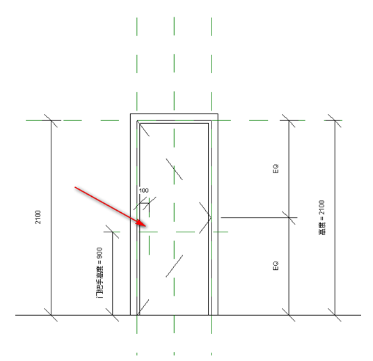 腿腿教学网-BIM等级考试二级建筑教程 |2.9 普通门族实例