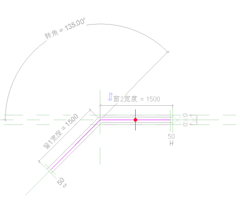 image.png 腿腿教学网-BIM等级考试二级建筑教程 |2.13 转角窗族实例