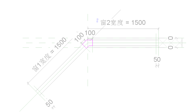 image.png 腿腿教学网-BIM等级考试二级建筑教程 |2.13 转角窗族实例