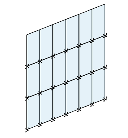 image.png 腿腿教学网-BIM等级考试二级建筑教程 | 2.16 带驳接爪幕墙嵌板族(四)