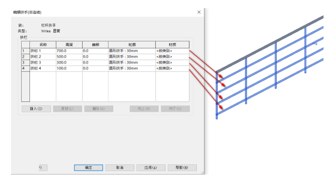 image.png 腿腿教学网-BIM等级考试二级建筑教程 | 2.17 Revit中栏杆编辑方法