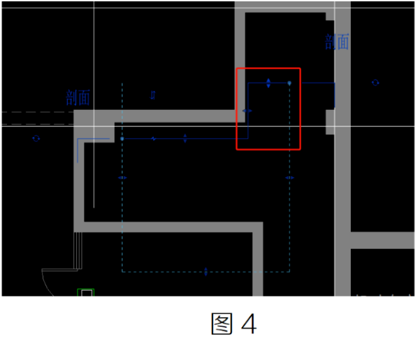 腿腿教学网-BIM教程|Revit中如何折线剖面的绘制图文教程（文/龚跃武）