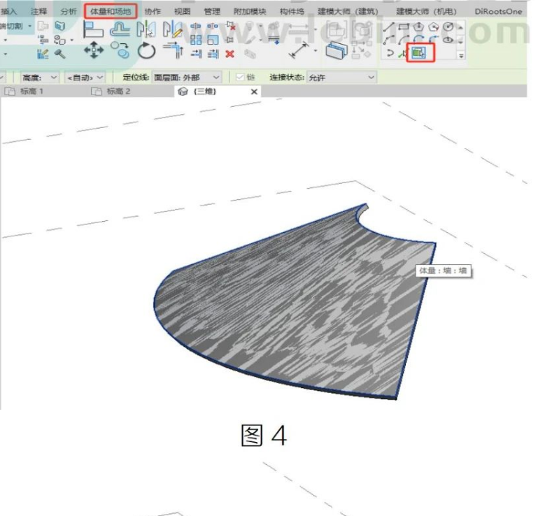 腿腿教学网-BIM教程| Revit中如何建立不规则墙体图文教程（文/LX）