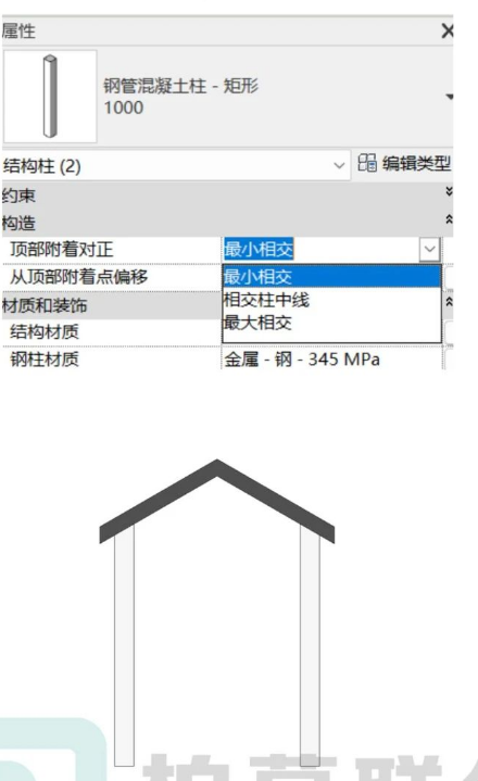 腿腿教学网-BIM教程| Revit柱子附着小技巧图文教程（文/小胖）