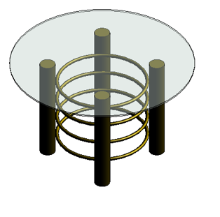 image.png 腿腿教学网-BIM等级考试二级建筑教程 |2.23家具族-圆形餐桌(下)