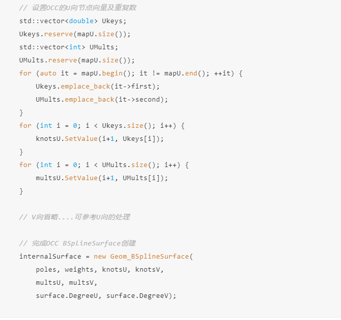 image.png 腿腿教学网-如何将LNLib的NURBS曲面转换为OCC曲面