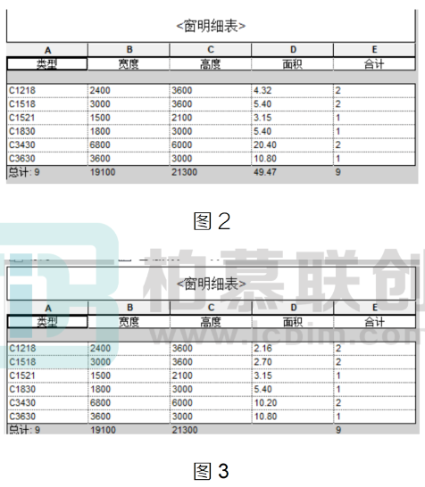 腿腿教学网-BIM教程 | Revit中如何统计门窗面积的图文教程