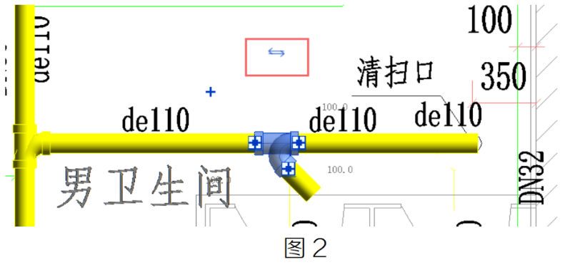 image.png 腿腿教学网-Revit中顺水三通方向不对解决方法的图文教程