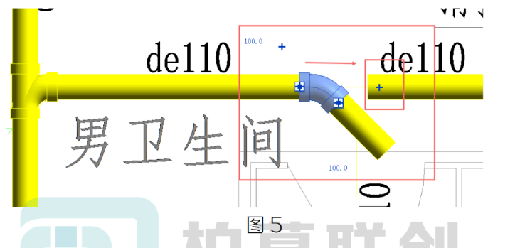 image.png 腿腿教学网-Revit中顺水三通方向不对解决方法的图文教程