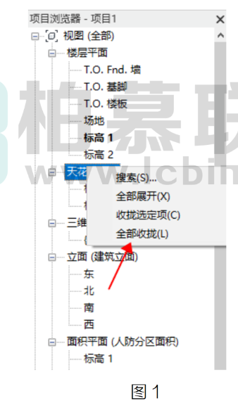 image.png 腿腿教学网-Revit中项目浏览器使用小技巧的图文教程