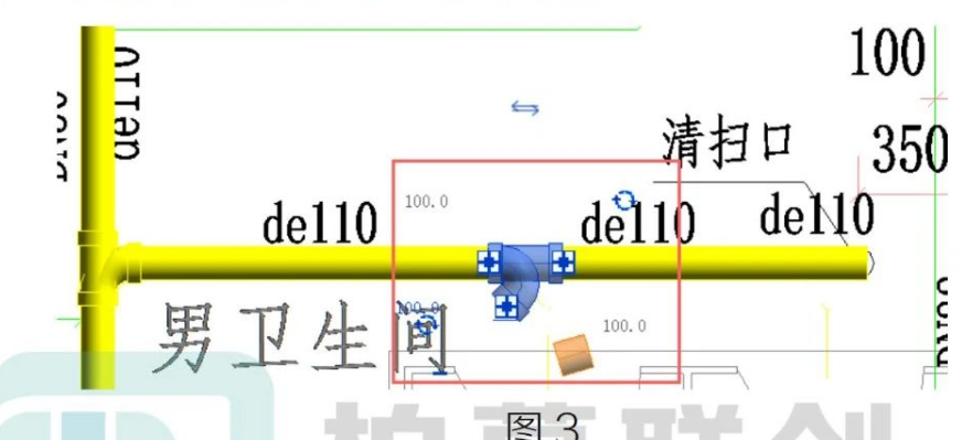 image.png 腿腿教学网-Revit中顺水三通方向不对怎么改的图文教程
